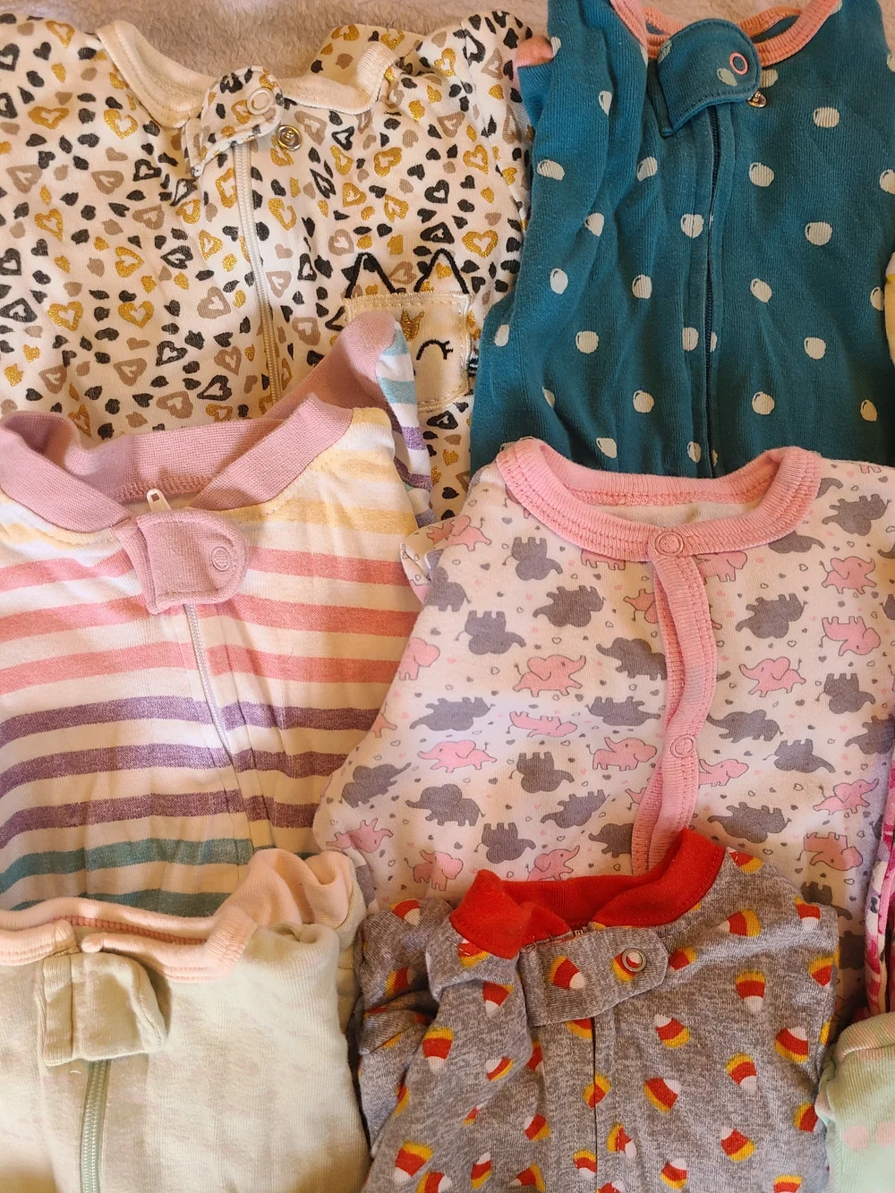 19pc Pajama Bundle- 3-6 Months